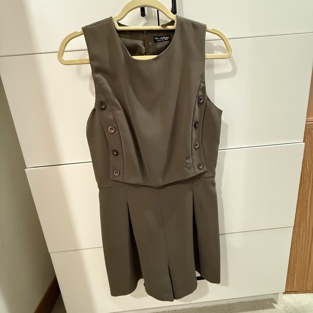 Miss Selfridge Taupe Sleeveless Dress